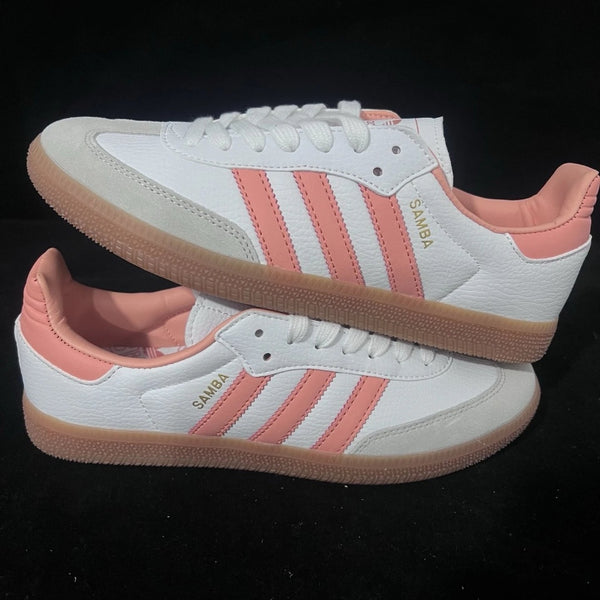 Adidas Samba OG “Cloud White / Wonder Quartz” (White / Pastel Pink)