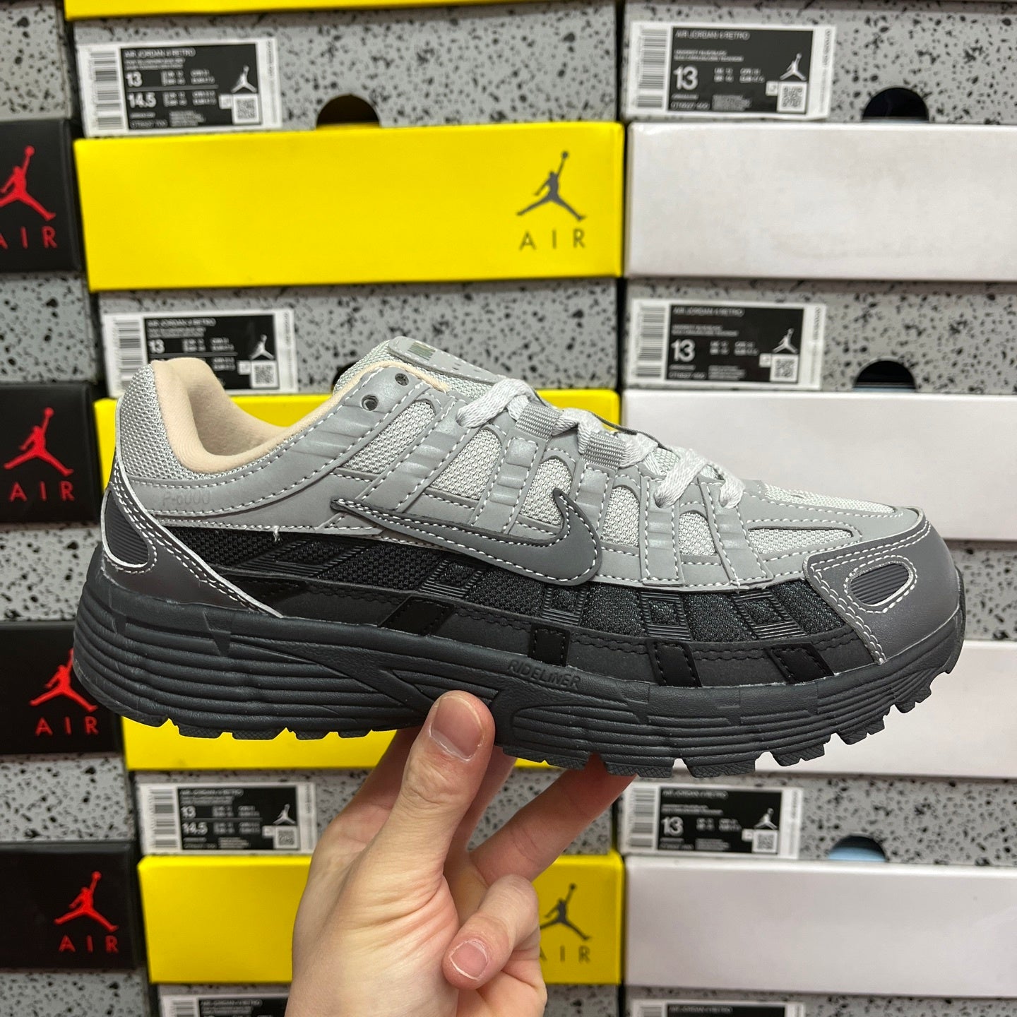 Nike P-6000 "Two-Tone Silver/Black"