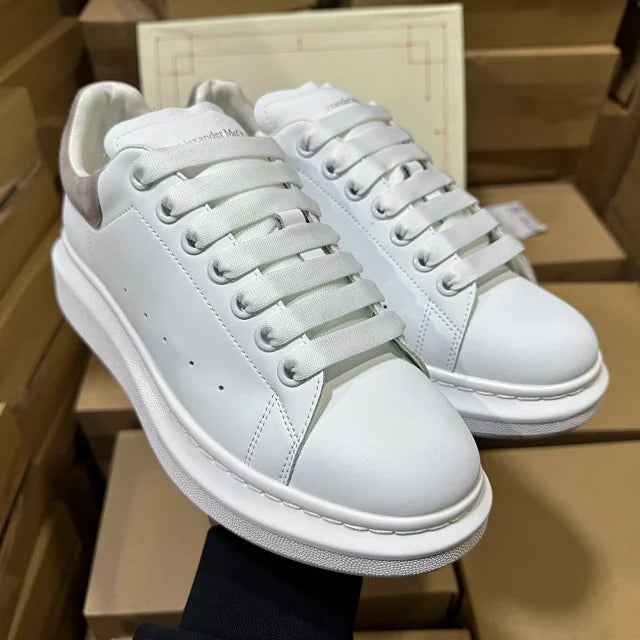 Alexander McQueen Oversized "White/Grey Suede"