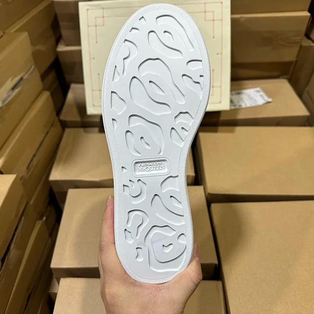 Alexander McQueen Oversized "White/Grey Suede"