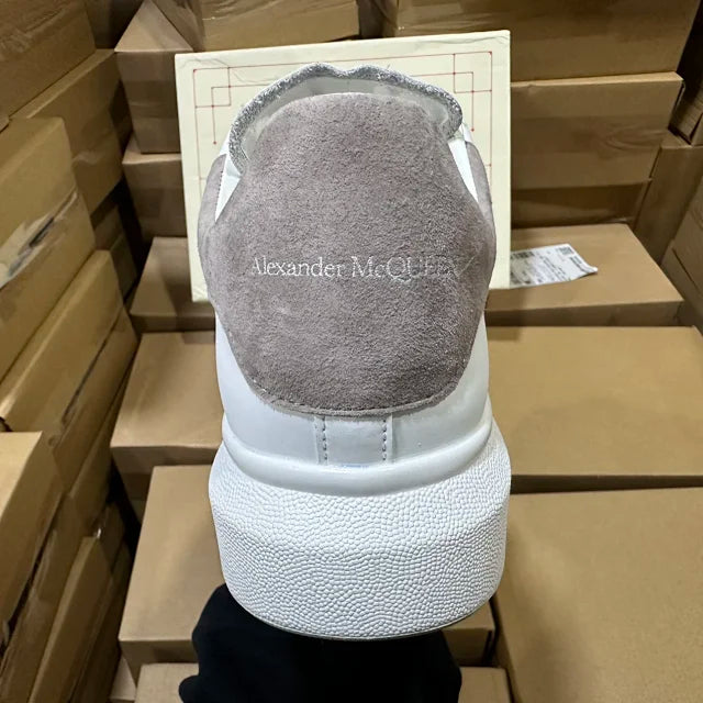 Alexander McQueen Oversized "White/Grey Suede"