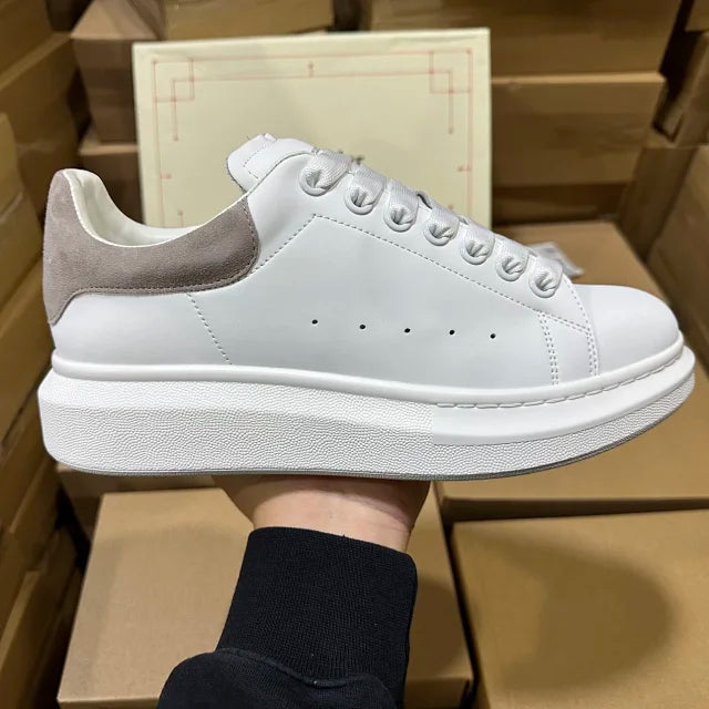 Alexander McQueen Oversized "White/Grey Suede"