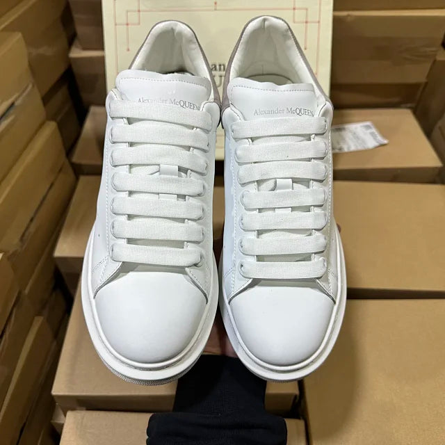 Alexander McQueen Oversized "White/Grey Suede"