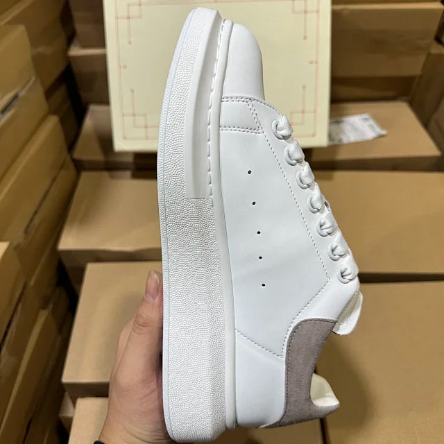 Alexander McQueen Oversized "White/Grey Suede"