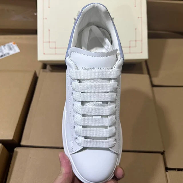 Alexander McQueen Oversized "White/Light Grey Suede"