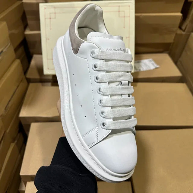 Alexander McQueen Oversized "White/Grey Suede"