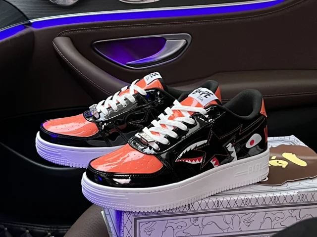 BAPE STA "Shark Orange Camo"