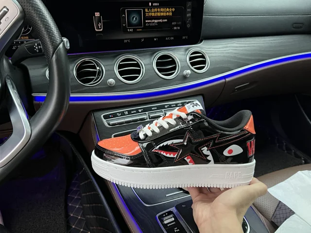 BAPE STA "Shark Orange Camo"